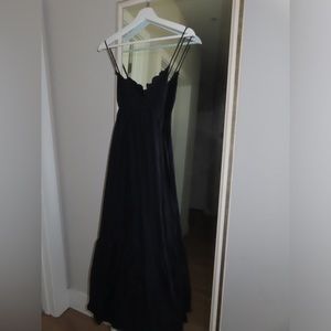 Navy Zara Maxi Dress